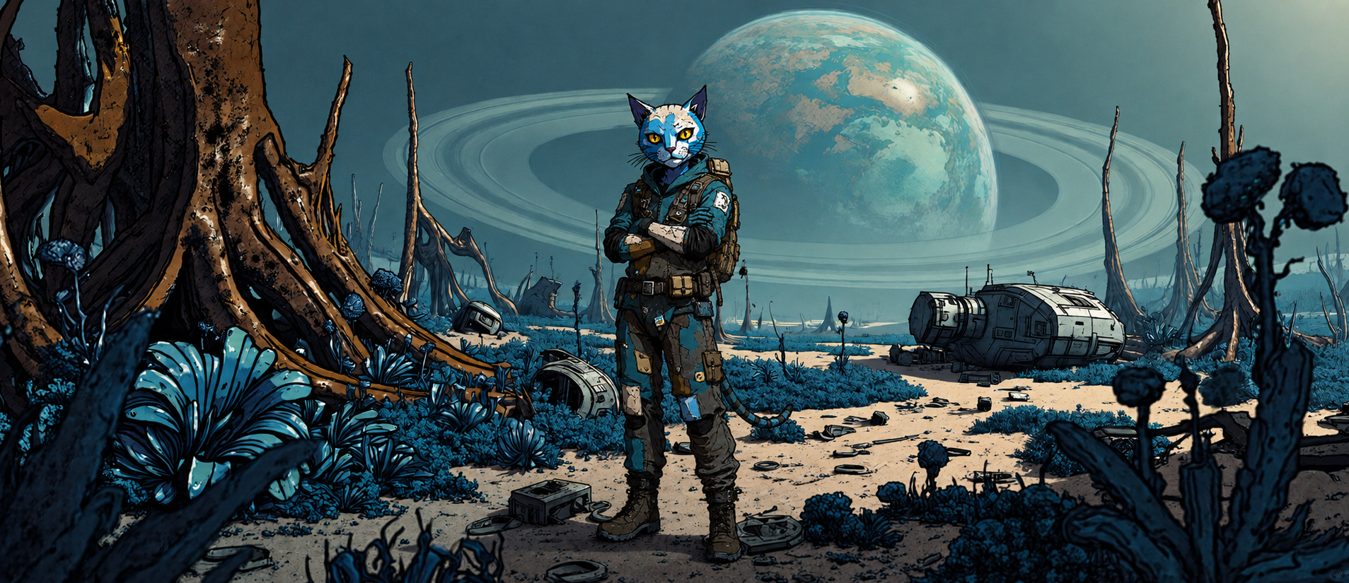 AI concept art — personal — LoRA